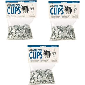 Miller Manufacturing ACC1 Wire Cage Clips, 1-Pound Bag (3-(Pack))