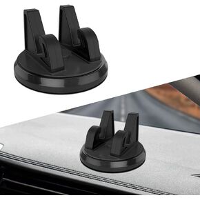 Pack-1 Car Dashboard Navigation Bracket, 360 Degree Rotating Waterproof Vehicle Cell Phone Holder, Universal Automotive Phone Fixing Device Accessories for Truck SUV Car (Black)