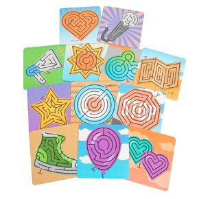 Really Good Stuff Social Skills Labyrinths and Mazes 12pk ? Social Emotional Learning ? Calming Tools ? Breathing Strategies ? Good for Children and Adults