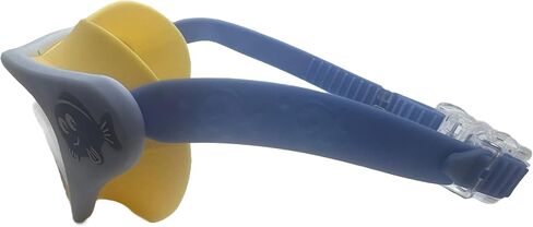 Kids Swimming Mask Anti-Fog UV Projection Mirrored Swim Goggles for Boys and Girls, One Size, Blue in Saudi Arabia