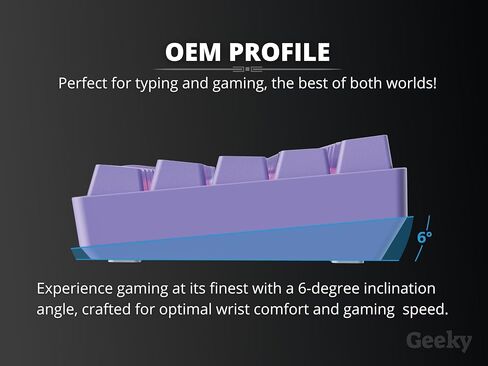GK61 SE 60% | Mechanical Gaming Keyboard | 61 Keys Multi Color RGB LED Backlit for PC/Mac Gamer | ANSI US American Layout (Black, Mechanical Speed Yellow) in Kuwait