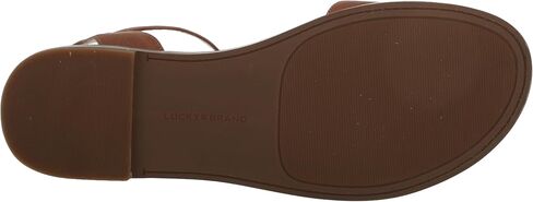 Lucky Brand Women's Kimaya Flat Sandal, Pinto, 7 in Saudi Arabia