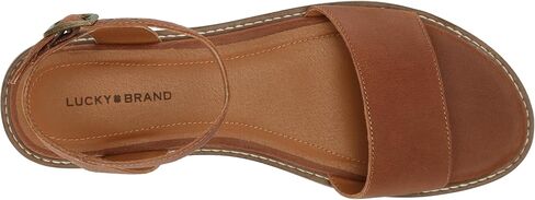 Lucky Brand Women's Kimaya Flat Sandal, Pinto, 7 in Saudi Arabia
