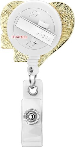 Hanreshe Registered Nurse Badge Reel Retractable Heart Badge Holder Clip for Nurse Student Doctor Medical Name ID Card Holders in Saudi Arabia