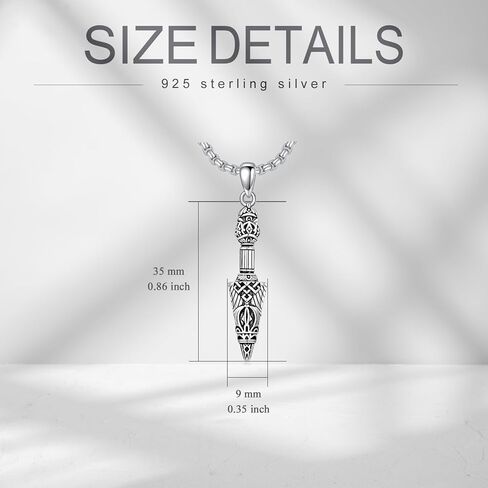 رأس السهم جرة قلادة للرماد 925 الفضة الاسترليني سلتيك رأس السهم الحرق قلادة قلادة رأس السهم التذكاري تذكار مجوهرات هدايا للرجال الأب in Kuwait