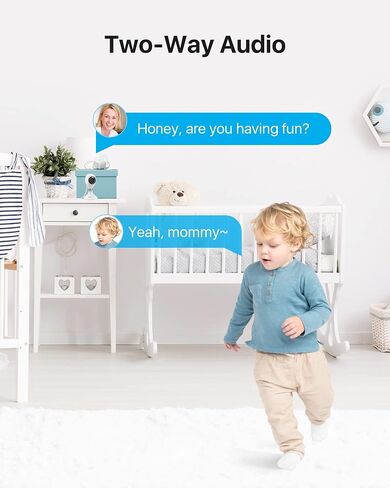 ZOSI 2K WiFi Indoor Security Camera,C611 Plug-in Baby Monitor/Nanny/Pet Cam with Phone app,Night Vision,2 Way Audio,Motion Detection,Cloud & SD Card Storage,Works with Alexa,24/7 Home Surveillance in Saudi Arabia