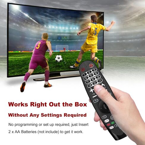 Replacement for LG TV Remote Control Compatible for All LG Smart TVs, Universal Backlit Remote Control Replacement for LG Magic and Infrared Remote in Saudi Arabia