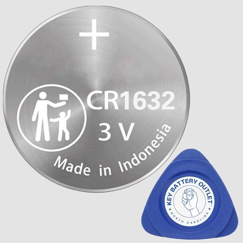 Key Fob Battery for Toyota Lexus Subaru CR1632 (2 Pack) OEM Remote Replacement Camry Highlander BRZ 4Runner Prius C Venza LX GX RX Smart Key (HYQ14ACX) Check Fitment Guide in Saudi Arabia