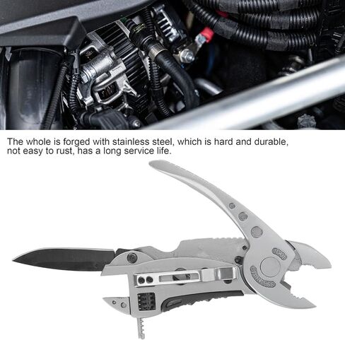 مفتاح ربط متعدد المهام قابل للتعديل، متعدد الأدوات للتخييم، كماشة، مفك براغي، كماشة، مجموعة معدات الطوارئ للنجاة، يمكن استخدامها في الهواء الطلق، والبقاء على قيد الحياة، والتخييم، والصيد والمشي لمسافات طويلة in Kuwait