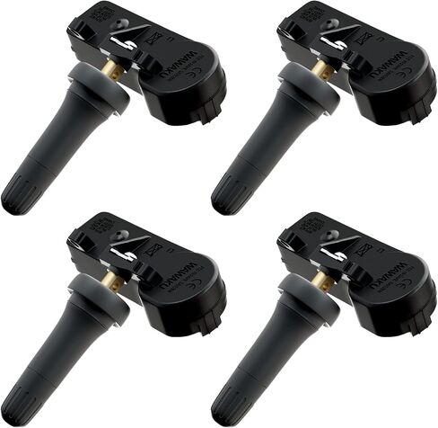 TPMS Sensors 315MHz 4 Pack for Ford, Lincoln, Mercury, Mazda - Pre-Programmed Tire Pressure Sensor, OE: DE8T-1A180-AA 9L3Z-1A-189-A - Keep Your Tires Safe with Tire Pressure Monitoring System in Saudi Arabia