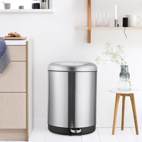 GAOMON Trash Can, 2 x 4 Gal Dual Garbage Can & Recycle Bin, 2 Compartments, Includes 2 Removable Inner Buckets, Soft Close Lid and Airtight, for Home, Office, Business in Saudi Arabia
