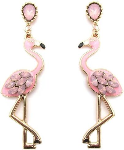Halloween Creative Earrings for Women & Girl 14K Gold Plated Luxury Full of Diamond Earrings Personality Fun Party Earrings in Saudi Arabia