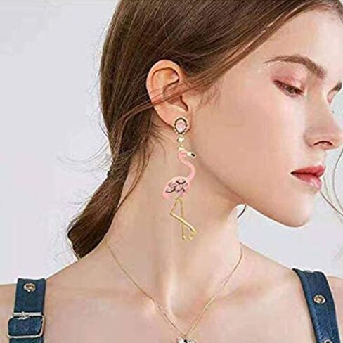 Halloween Creative Earrings for Women & Girl 14K Gold Plated Luxury Full of Diamond Earrings Personality Fun Party Earrings in Saudi Arabia
