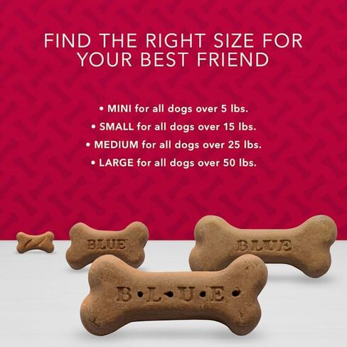 Blue Buffalo Bones Natural Crunchy Beef Flavor Medium Dog Biscuits, 16 oz. in Saudi Arabia