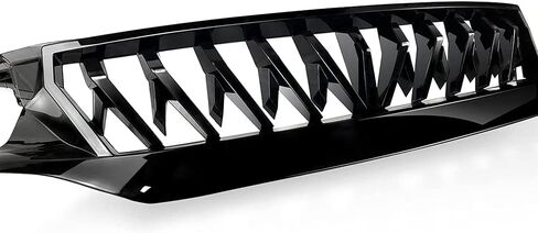 شبكة رياضية أمريكية معدلة مع شبكة فولاذية متوافقة مع سيارات هوندا سيفيك سيدان 2016 إلى 2021، هاتشباك، موديلات FK8، أسود لامع in Kuwait