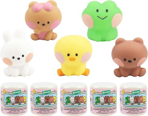 Hamee LINE Friends minini Cute Capsule Squishy (LINE Friends - Series 1) Water Filled [Box Mini Fidget Stuffer Birthday Gift Bag, Party Favor, Basket Filler, Stress Relief Toy] - 1 Pc (Mystery Blind) in Saudi Arabia