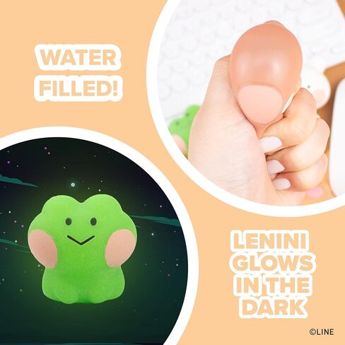 Hamee LINE Friends minini Cute Capsule Squishy (LINE Friends - Series 1) Water Filled [Box Mini Fidget Stuffer Birthday Gift Bag, Party Favor, Basket Filler, Stress Relief Toy] - 1 Pc (Mystery Blind) in Saudi Arabia