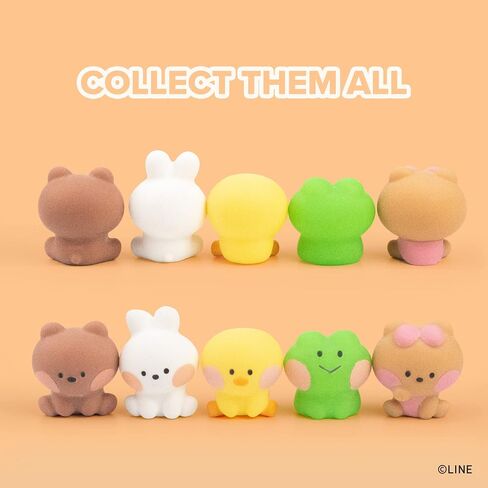 Hamee LINE Friends minini Cute Capsule Squishy (LINE Friends - Series 1) Water Filled [Box Mini Fidget Stuffer Birthday Gift Bag, Party Favor, Basket Filler, Stress Relief Toy] - 1 Pc (Mystery Blind) in Saudi Arabia