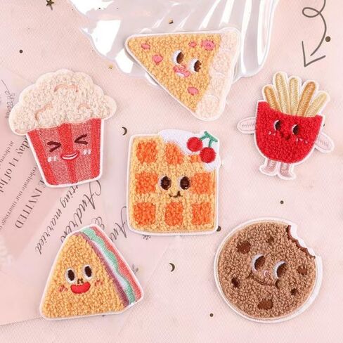 4 PCS Embroidered Patches Fashionable Patterns Patch, Self-Adhesive Stitching Ironing DIY Accessories Suitable for Various Clothing Such as Clothes, Hats, Dresses, Bags, Jeans, etc Cat Patch in Saudi Arabia