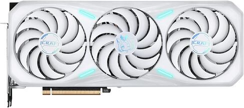 بطاقة رسومات الفيديو maxsun Geforce RTX 4070 Super iCraft Limited Edition OC 12GB GDDR6X وحدة معالجة الرسومات لألعاب الكمبيوتر PC HDMI2.1 DLSS 3.5 PCIE 4.0 X16 RGB in Kuwait