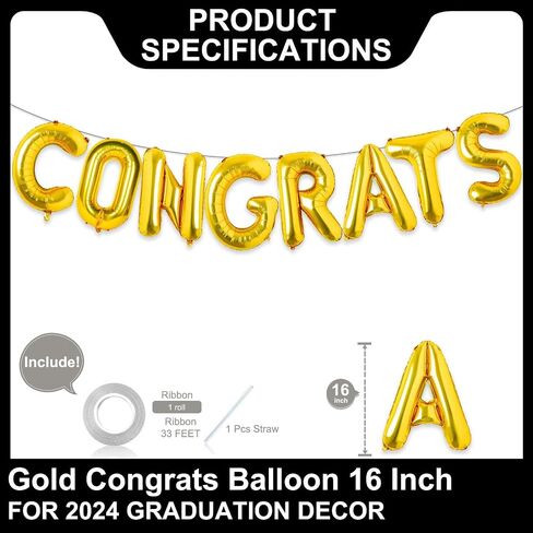 Class of 2024 Balloons Black 16 Inch Class of 2024 Party Graduation Banner Decorations Class of 2024 Graduation Balloons Party Decorations in Saudi Arabia
