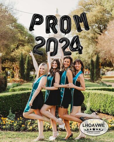 Class of 2024 Balloons Black 16 Inch Class of 2024 Party Graduation Banner Decorations Class of 2024 Graduation Balloons Party Decorations in Saudi Arabia
