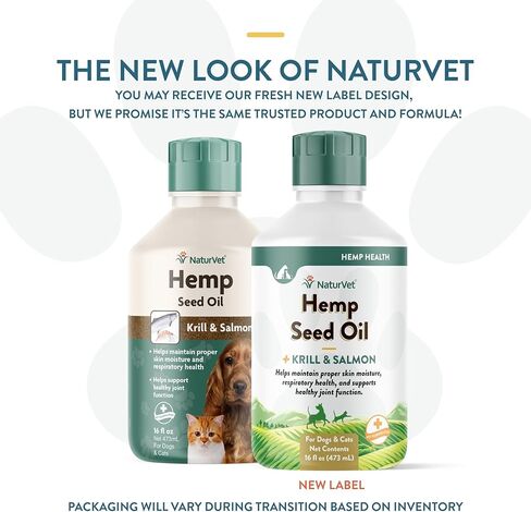 NaturVet زيت بذور القنب الكريل والسلمون، 16 أوقية. سائل، صنع في الولايات المتحدة الأمريكية in Kuwait