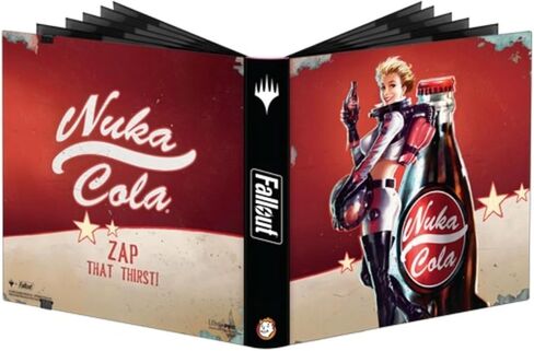 Ultra PRO - Fallout 12-Pocket PRO-Binder - Nuka Cola Pinup - for Magic: The Gathering, Trading Card Collection Binder Game Accessories Merchandise Card Storage Solution in Saudi Arabia