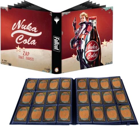 Ultra PRO - Fallout 12-Pocket PRO-Binder - Nuka Cola Pinup - for Magic: The Gathering, Trading Card Collection Binder Game Accessories Merchandise Card Storage Solution in Saudi Arabia