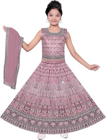 Kids Indian Dress for Girls Lehenga Choli, Handwork Embriodery in Saudi Arabia