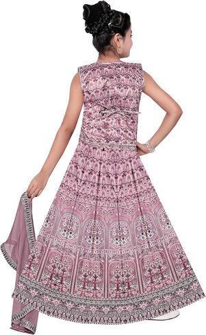 Kids Indian Dress for Girls Lehenga Choli, Handwork Embriodery in Saudi Arabia
