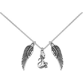 UJIMS Wizard of Dorothy Gift Flying Monkeys Pendant Necklace Wicked Witch Oz Monkey Gift Halloween Jewelry for BFF