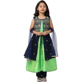 Ashwini Girl Salwar Suit With Zari Work | Indian Readymade Ethnic Churidar Salwar Suit for Kids