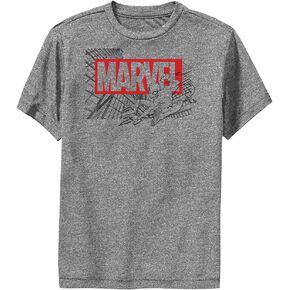 Marvel Classic Spider-Man Spiderman Logo Boys Short Sleeve Tee Shirt