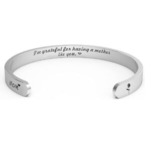 هدايا الأم للنساء أساور الكفة، هدايا للأم من ابنتها، هدايا عيد الأم لأفضل أم، هدايا عيد الأم للأم، هدايا مضحكة فريدة من نوعها سوار مجوهرات لعيد الأم/عيد الميلاد in Kuwait