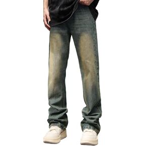 Men's Relaxed Fit Casual Hiphop Retro Style Jeans
