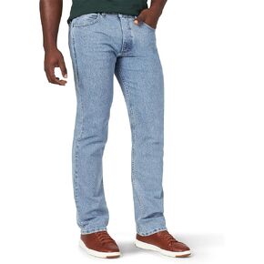 Lee Riders Indigo Men's Big & Tall Regular Fit Jean, Light Stonewash, 54W x 30L