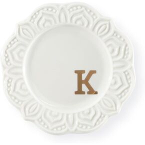Scwhousi Initials Ring Dish M-Ceramic Jewerly Tray Trinket Dish for Rings Earrings Necklaces Bracelet Watch Keys,Monogrammed Gifts for Women Valentine's Day Mother's Day Birthdat Weddding Engagement in Kuwait