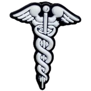 RN Medicine Caduceus Shoe Charms for Crocs | Personalize with Registered Nurse Medicine Dental Caduceus Shoe Charms for Crocs