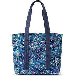 Sakroots Fairfax Tote in EcoTwill, Double Shoulder Straps, Royal Blue Seascape in Saudi Arabia