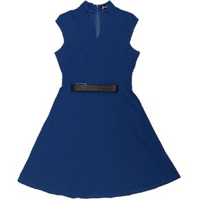 Allegra K Office Dress for Women's V Neck Wear to Work Sleeveless Dresses