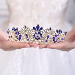 Bridal Crystal Wedding Tiara Crown for Brides and Bridesmaids