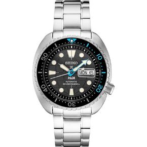 SEIKO SRPG19 Watch for Men - Prospex Collection - Automatic Movement, Stainless Steel Case and Bracelet, Black Dial, and 200m Water Resistant