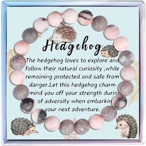 MollyQueen Hedgehog Bracelet Hedgehog Lover Gifts Hedgehog Spirit Animal Gifts Hedgehog Jewelry Inspiration Gifts Birthday Gifts Christmas Gifts