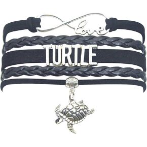 Tortoise Sea Turtle Bracelet - Infinity Turtle Friendship Gifts Sea Turtle Jewelry Wrap Bracelet Gifts For Women, Girls, Men, Boys, Turtle Lovers, Turtle Themed Gifts