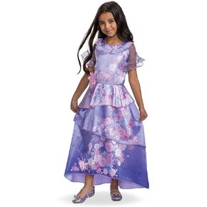 Isabella Encanto Costume, Official Disney Isabella Encanto Halloween Costume Dress for Girls