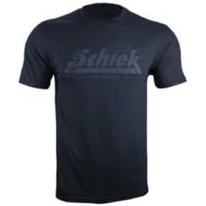 Schiek Black Cotton T-Shirt - Ultra Durable Polyester Blend Cotton T Shirts