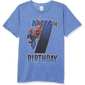 Marvel Kids' Spiderman 7th Bday T-Shirt