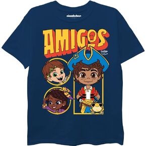 Nickelodeon Boys' Toddler Seas Tee-Santiago, Lorelai, Tomas, Kiko