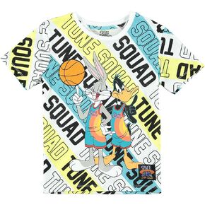 Space Jam A New Legacy Boys Short Sleeve T-Shirt- Looney Tunes Tune Squad Bugs Bunny Group T-Shirt
